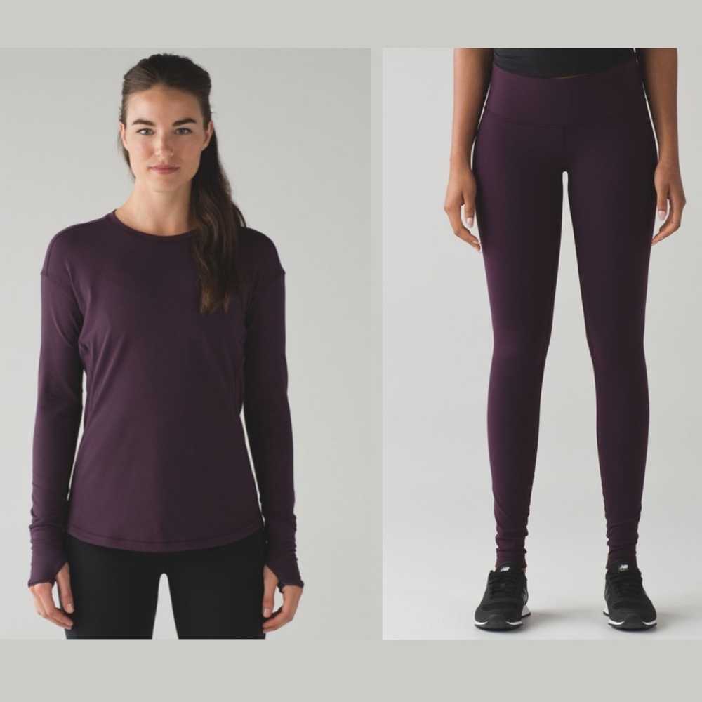 Lululemon *FULL SET* black cherry